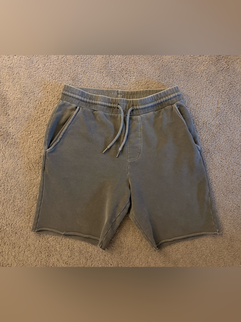 Men's Drawstring Athletic Shorts - Slate Gray